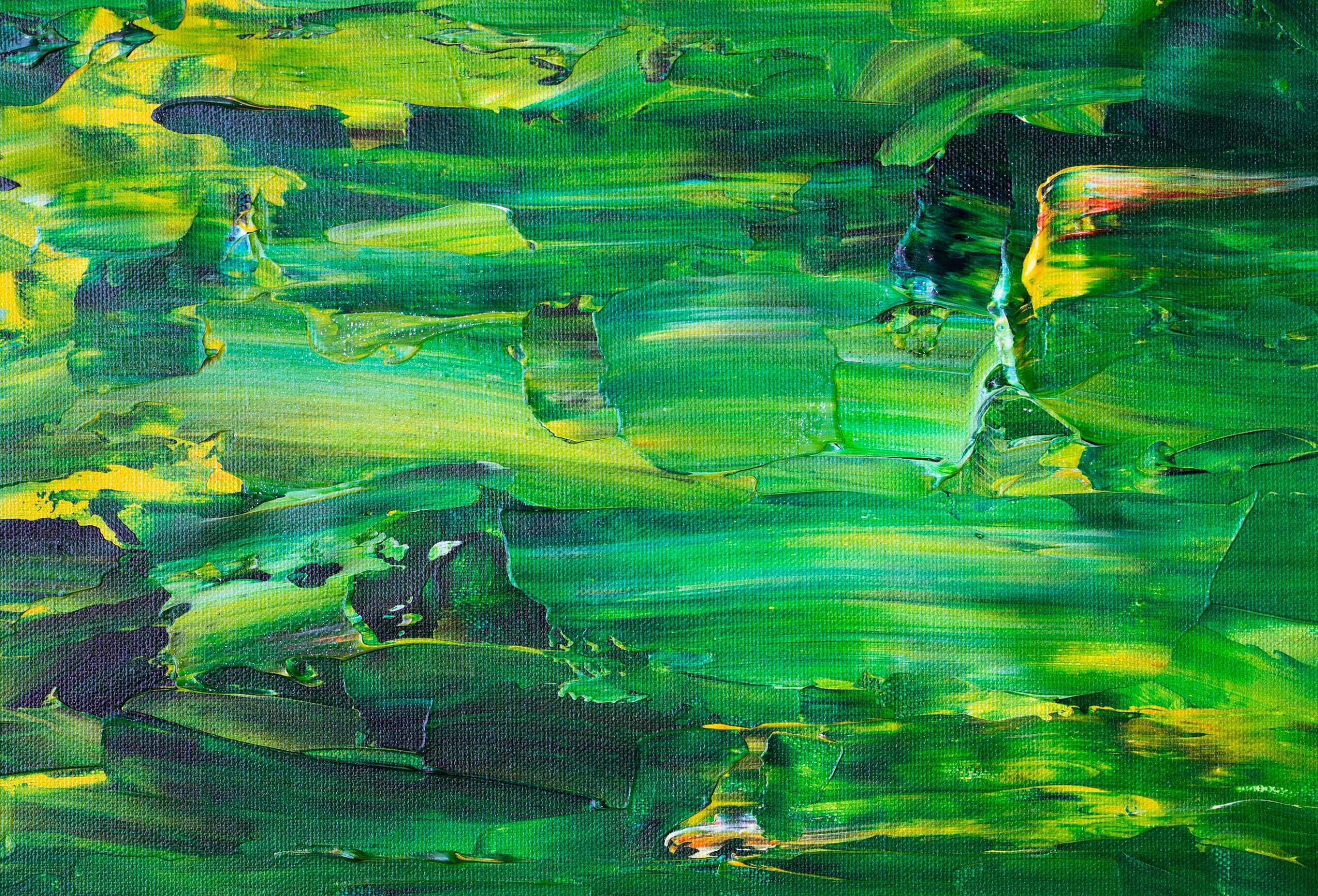 Oil painting with texture